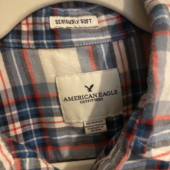 AE Supersoft Plaid Button Up - Picture 2 of 4